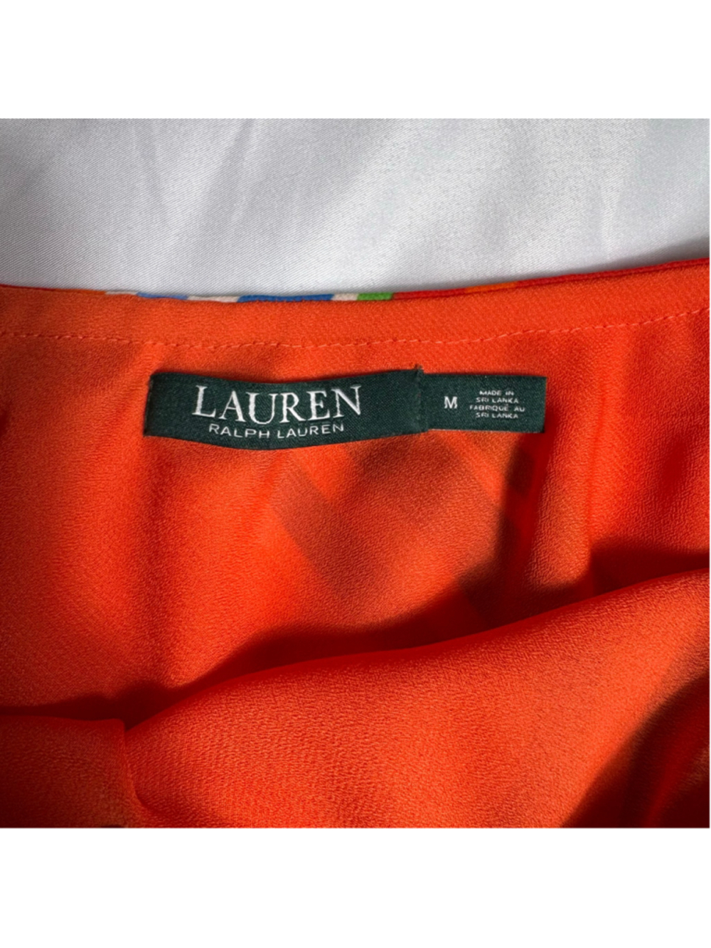 Women's Lauren Ralph Lauren Asymmetrical Skirt Size M Multi-color - Picture 3 of 7